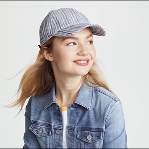Madewell Blue & White Baseball Cap 🧢 Never Worn